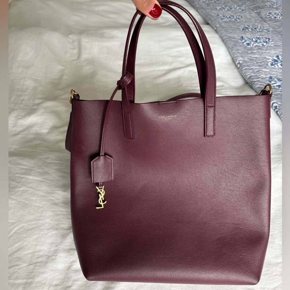 Yves Saint Laurent Deep Burgundy Tote